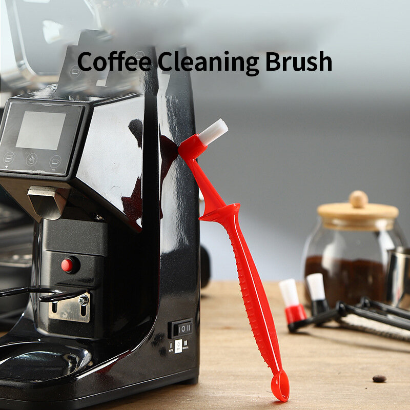 Cepillo de café con cuchara, herramienta de limpieza para máquina de Espresso, accesorios para máquina de café