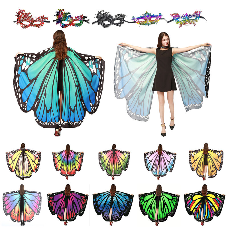 女性のための蝶の翼,ハロウィンコスチューム,コスプレ,女性のための蝶の衣装