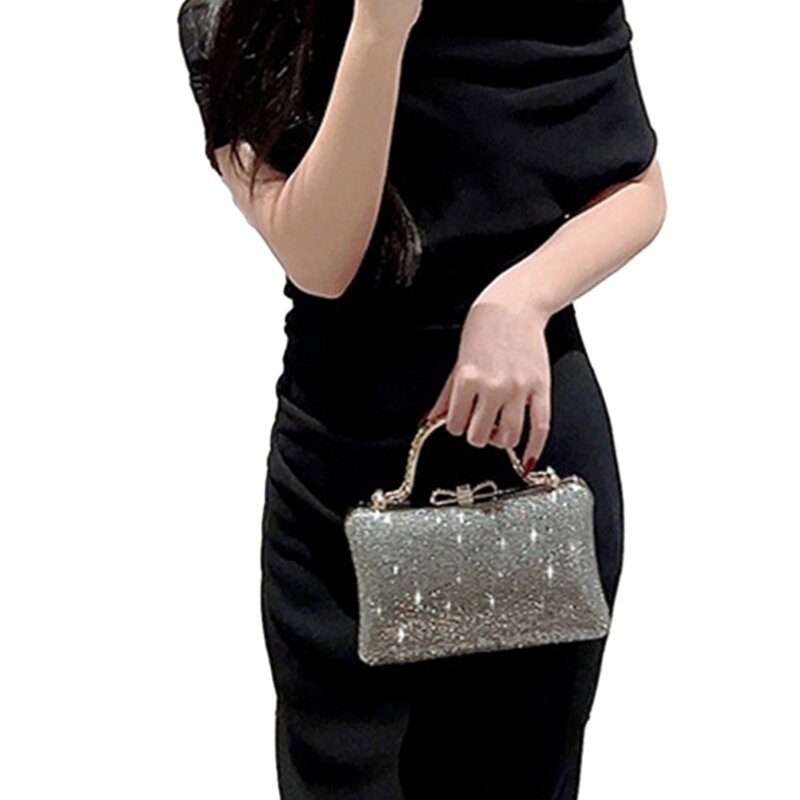 Женская сумка через плечо, вечерний клатч, идеально подходящий для вечеринок и свадеб E74B
