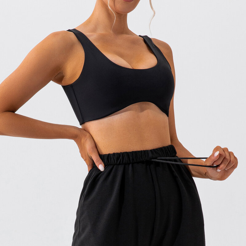 Breathable Sports Bra Shockproof Crop Anti-sweat Fitness Top Women Seamless Yoga Push up Sport Gym Workout Top Soft Underwear