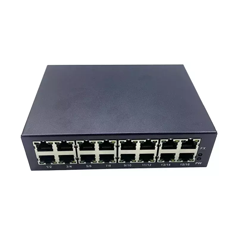 16 port 10/100/1000M dc in 12V industrial  ethernet switch module for School , Shopping Mall , Industrial Zone, Shopping Mall