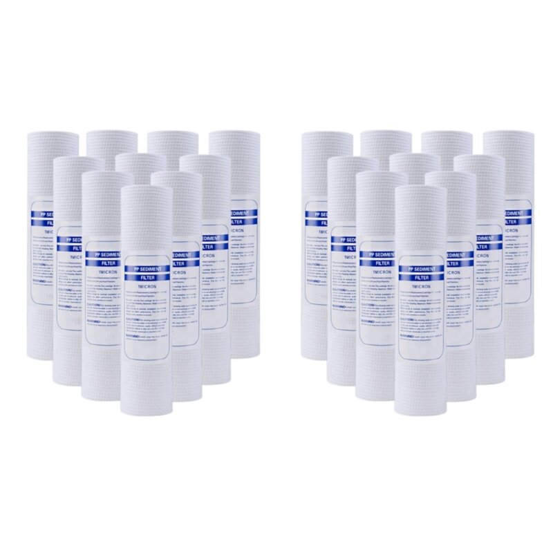 10 Pack Universal PP Cotton Filter Universal Filtration Cartridge Water Purifier Filter Perfect for Water Purification