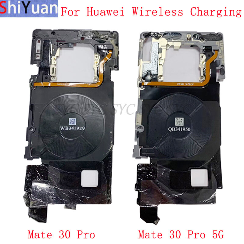 Chip ładowania bezprzewodowego NFC moduł antenowy elastyczny kabel do Huawei Mate 30 Pro 5G bezprzewodowe ładowanie Flex części zamienne