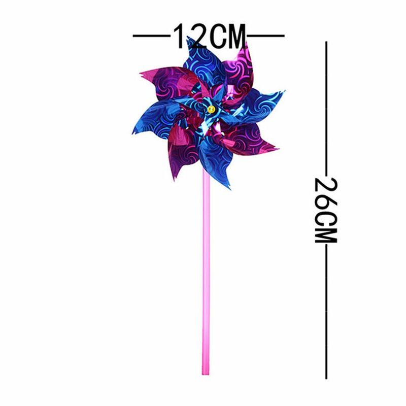 Flower Wind Whirl Plastic Windmill Outdoor Toy Self-assembly Pinwheel Spinner Pinwheel Plastic Thin Windmill Windmill Toy