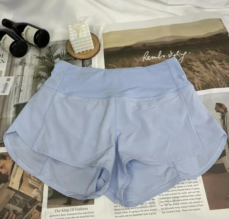 Women High Waist Shorts With Sporty Shorts 2.5