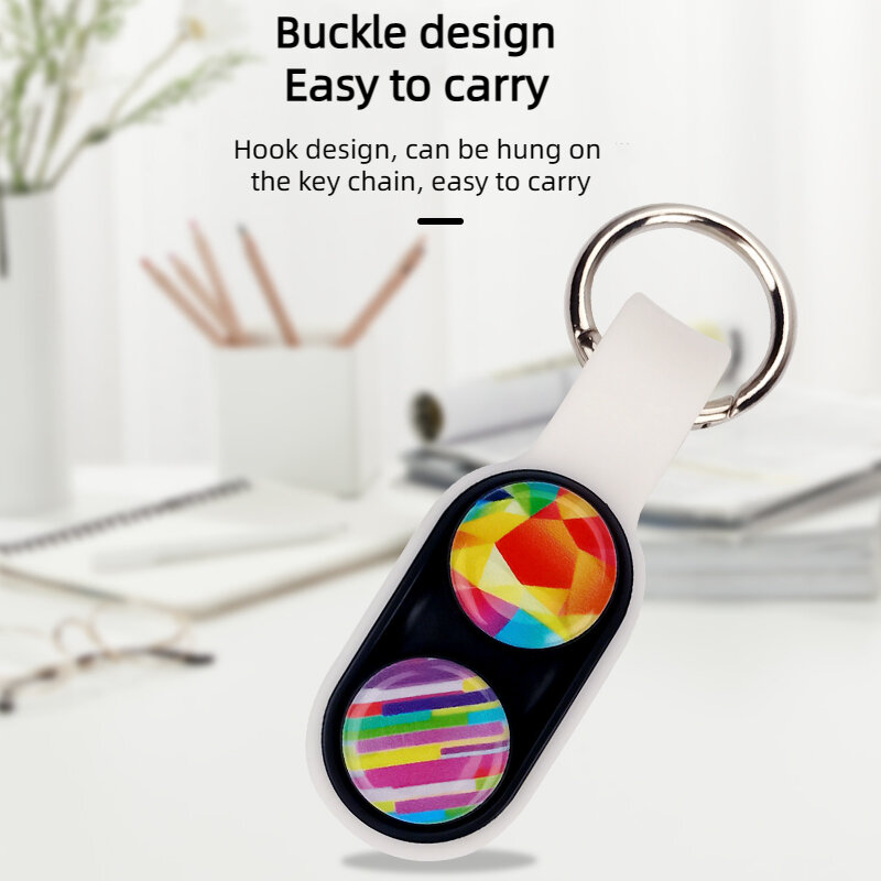 PopPuck-Hand Rotating Series Elastic Magnet Brinquedos, alívio do estresse, coloridos, presentes de Natal para adultos e crianças