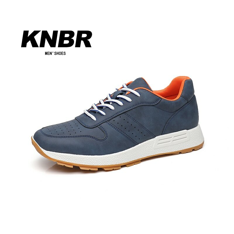 KNBR Sneakers Casual 2022 scarpe da ginnastica da uomo scarpe comode in pelle per camminare escursionismo Jogging Sport uomo scarpe da ginnastica scarpe da uomo