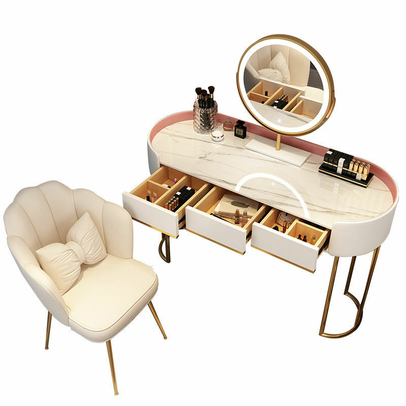 Tocador moderno y minimalista para el hogar, mueble de almacenamiento multifuncional para dormitorio, mesa de maquillaje