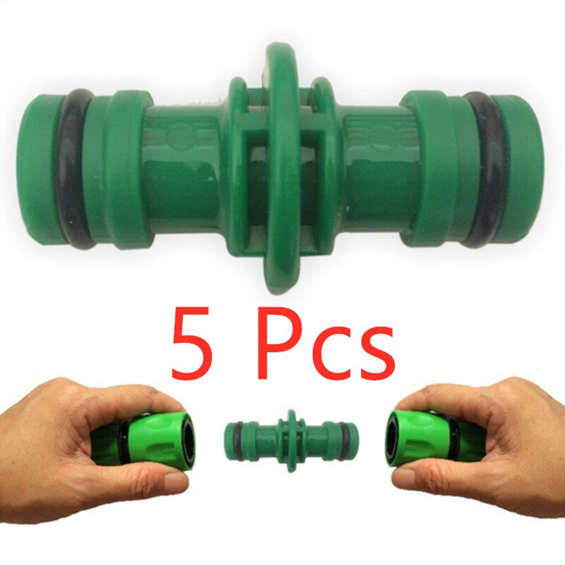 2022 Hot Quickly Connector Wash Water Tube Connectors Joiner Repair Coupling 1/2' Garden Hose Fittings Pipe Connector Homebrew