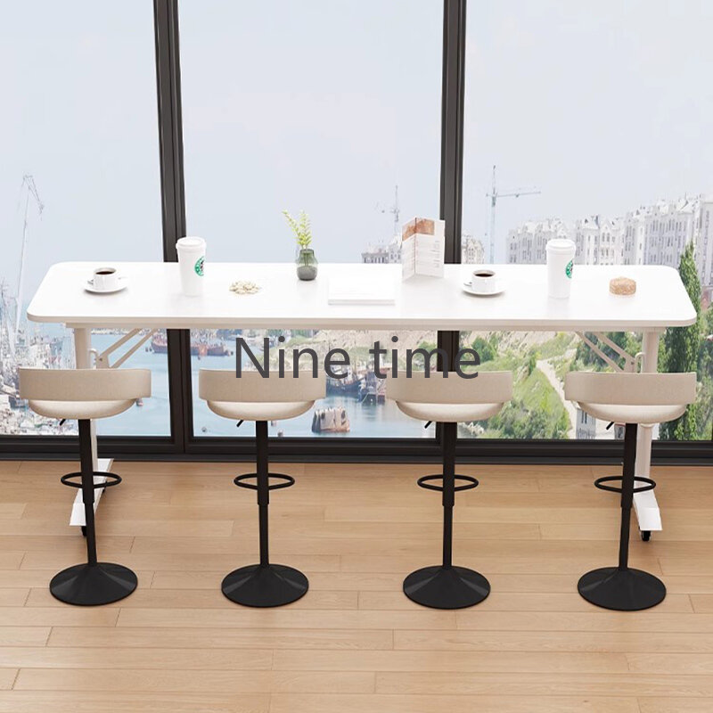 โต๊ะรับประทานอาหารชั้นห้องครัวบาร์สไตล์อุตสาหกรรมเฟอร์นิเจอร์ไนท์คลับค็อกเทลด้านข้าง duvara Masa ระเบียงสูง