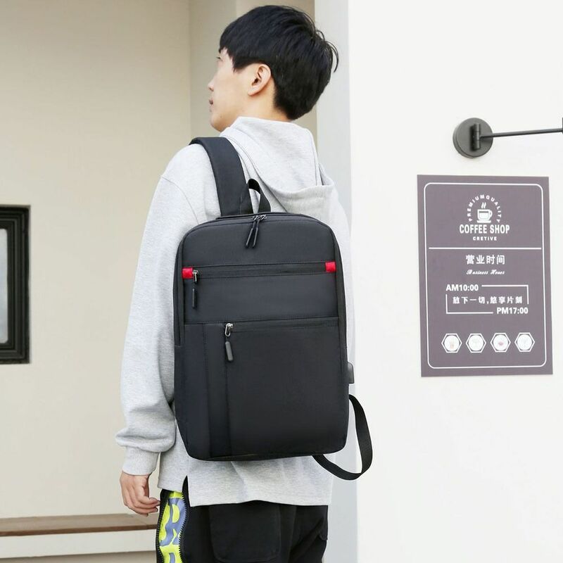 Wielofunkcyjny plecak wytrzymała przenośna torba na komputer podróżny moda biznesowa Oxford Packs College