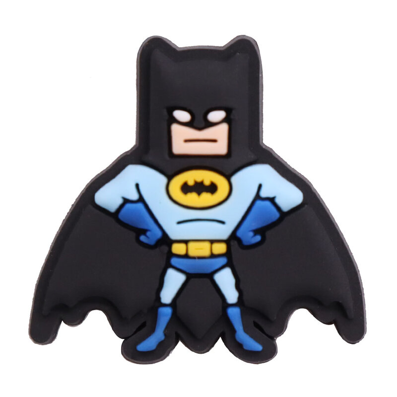 1-15Pcs Hero Batman Super Car sandali in PVC ciondoli per scarpe ragazzi zoccoli fibbia accessori fai da te Cool bambini regali per feste