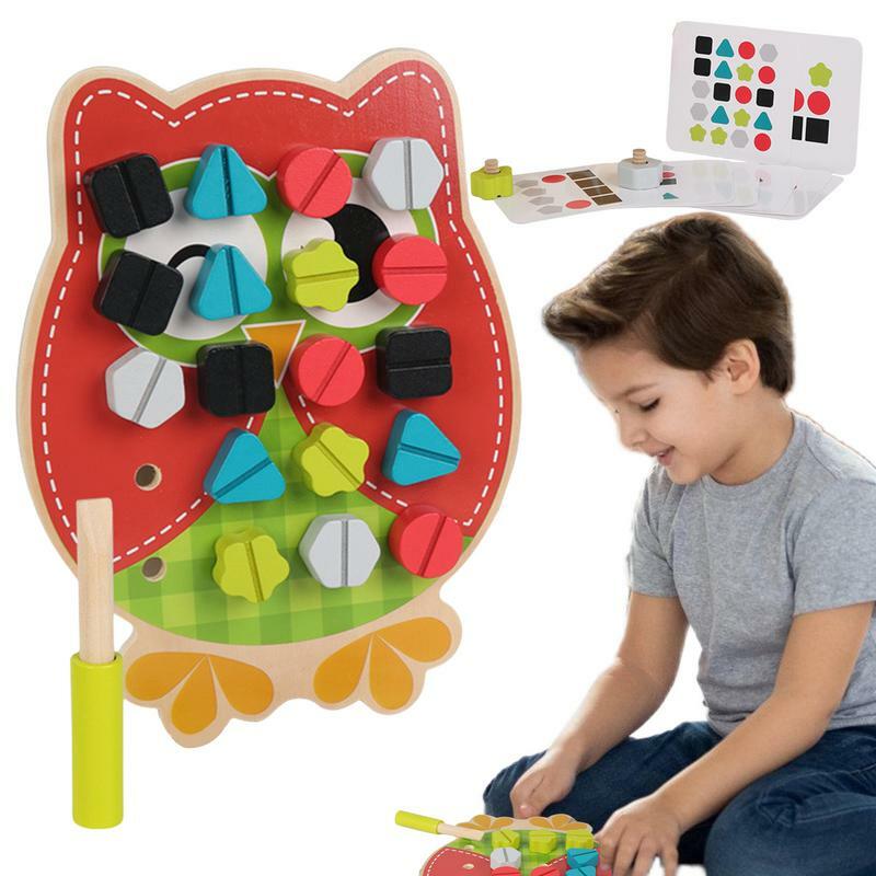Schroefspeelgoed Voor Kinderen Educatief Leren Schroef Speelgoed Montessori Schroevendraaierbordset Voor Kinderen Van 3 Jaar Onderwijs Leren