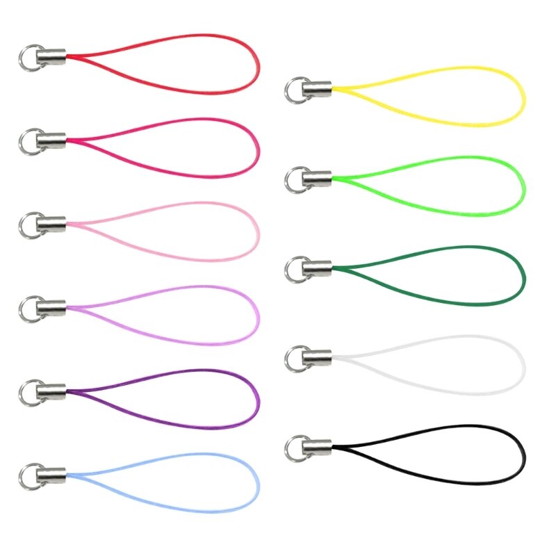 Durable DIY Phone Lanyard Alloy Material Phone Charm Carabiner Wrist Lanyard Suitable for MP4 Players and DIY Projects