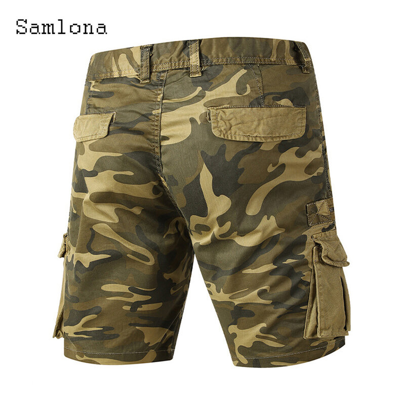 2023 Stylish simplicity Men Fashion Lesiure Camouflage Shorts Male Summer Casual Pockets All-match Classic Simple Beach Shorts