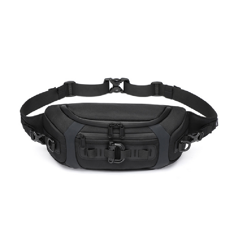 Fashion Men Waist Bag Outdoor Sports Tactical Fanny Pack Multifunction Waterproof Male Chest Bag Mens Tide Crossbody Bags