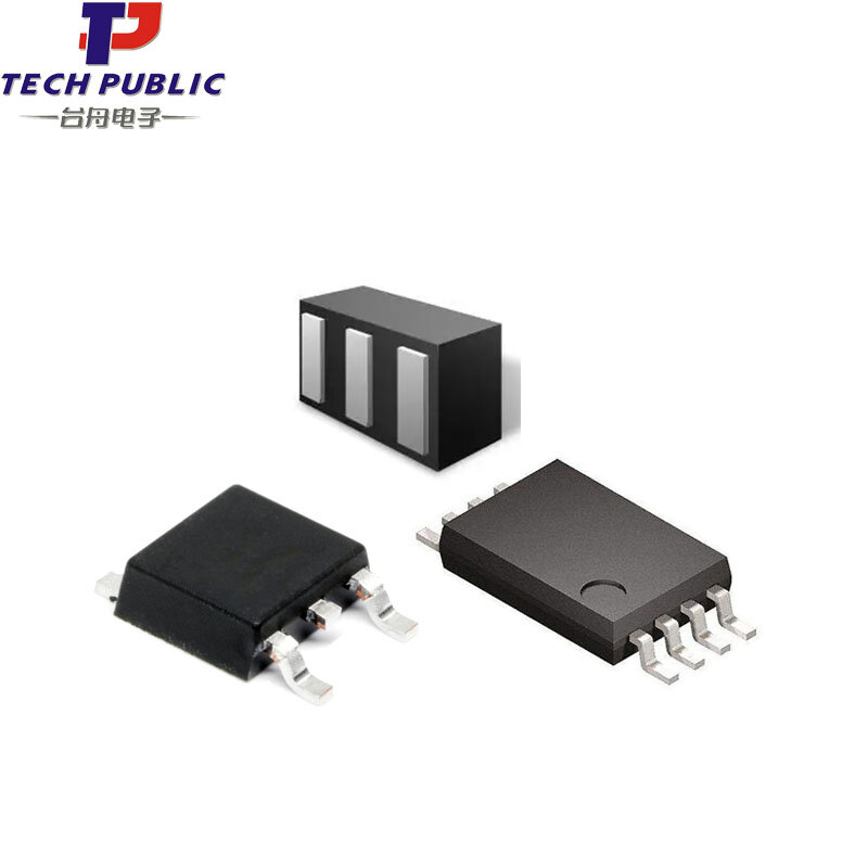 Circuitos integrados de chips eletrônicos, Componente eletrônico, FDN340P, SOT-23, Diodos MOSFET, Tech Public
