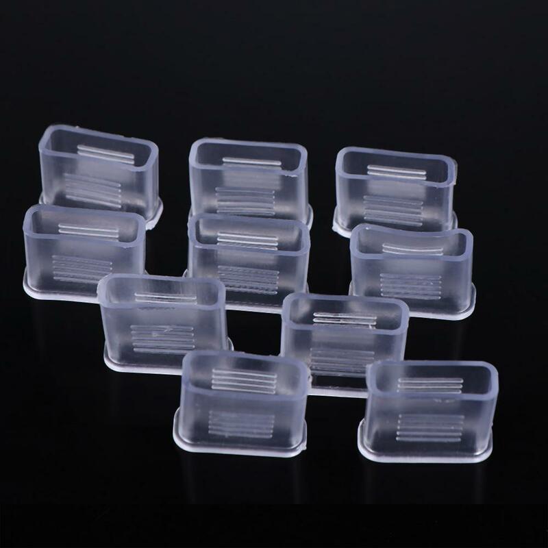 10pcs Referee Whistle Cover Transparent Whistle Cushioned Mouth Grip Soccer Referee Whistle Protective Accessories