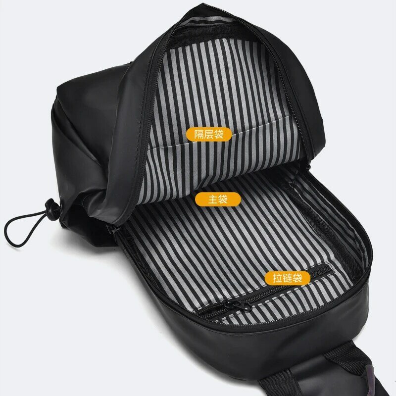 Многофункциональная мужская сумка через плечо с защитой от кражи, дорожные нагрудные сумки-слинги через плечо, мессенджер для мужчин