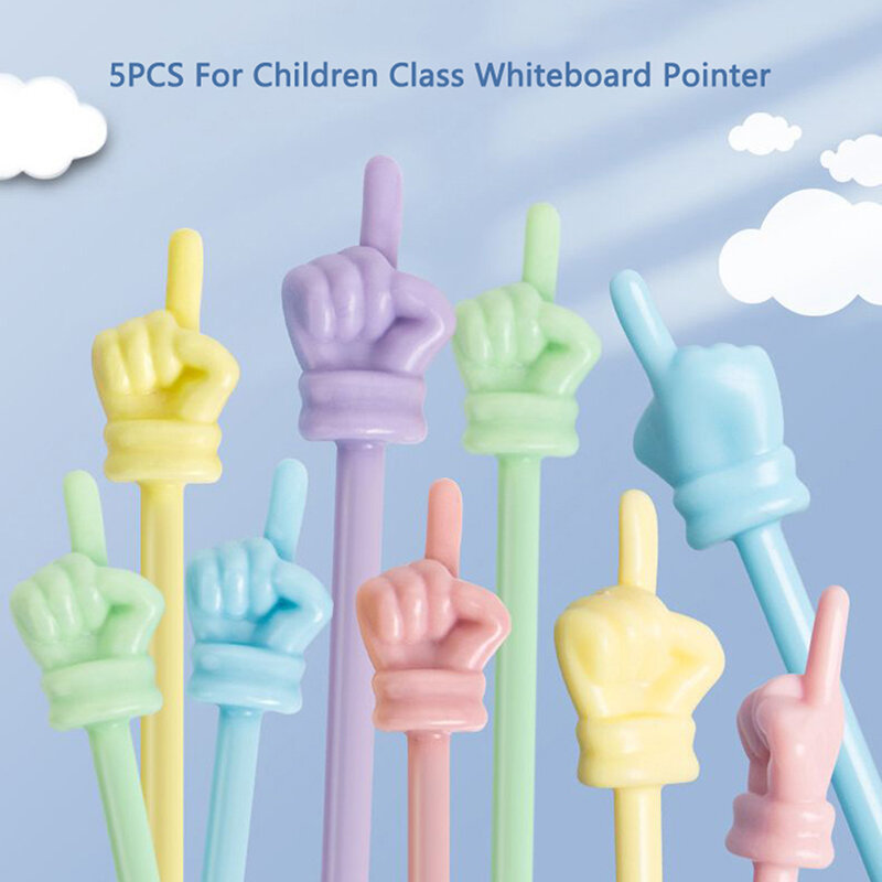 Guía de lectura de dedo para niños, herramientas de enseñanza preescolar, palos flexibles, juguetes educativos de aprendizaje para clase, puntero de pizarra blanca