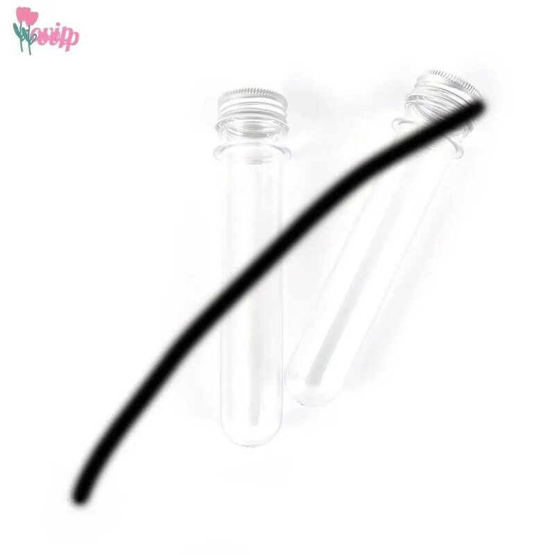 40ml transparent mask bath salt test plastic tube with aluminum cap empty clear pet cosmetic tube