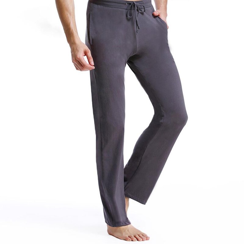 Pantaloni del pigiama da uomo in cotone Casual Homewear Plus Size pantaloni sportivi larghi mutande morbide e confortevoli elasticità intimo in vita