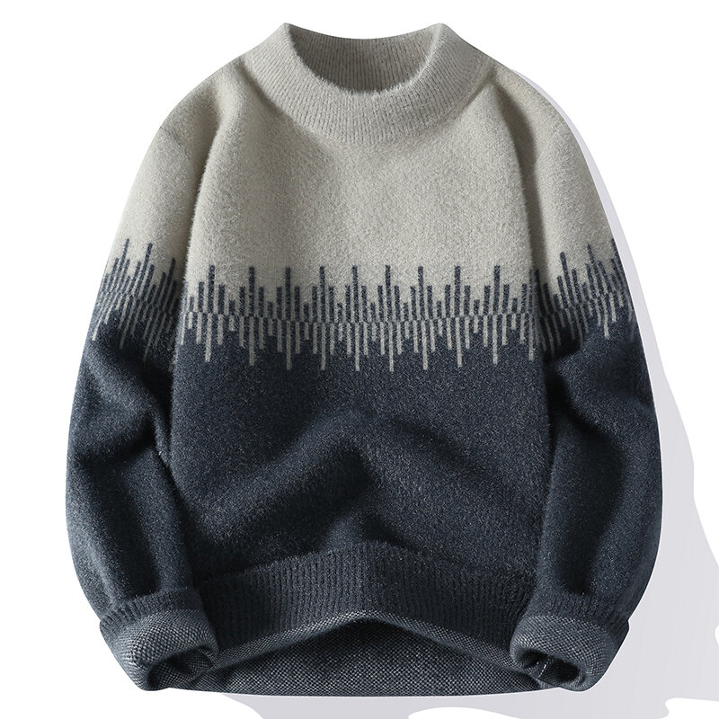Streetwear Casual Trui Voor Heren Lente Pullovers Heren Heren Sweatshirt Gebreide Herfst Mode Hombre Warm Effen Heren