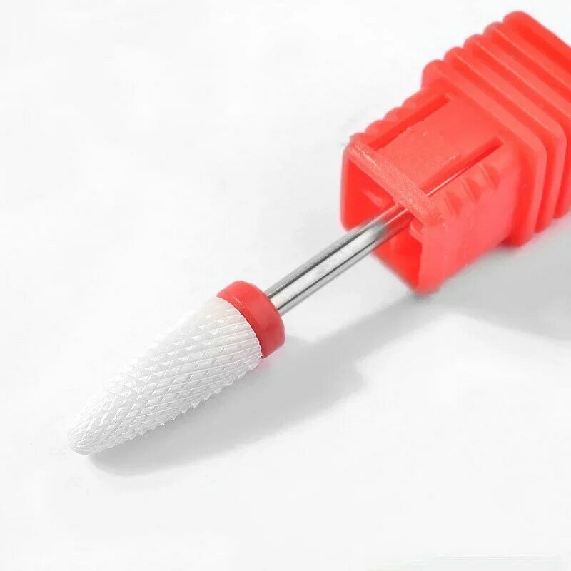 1 Stück Keramik Nail Art Drill Rotations schneider Reinigungs gerät für Nail Art Maschinen zubehör Entfernung Nagel Gel Werkzeug