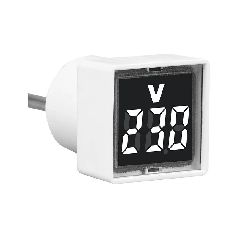 Voltmètre numérique LED carré AC 50-500V, voltmètre, prise UE, outil d'électricien, testeur, détecteur