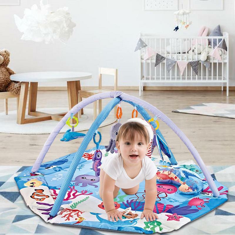 Atividade multifuncional Play Mat para o bebê, Fitness Frame Crawling, Fence Floor, Musical Game Center, Gym Mat