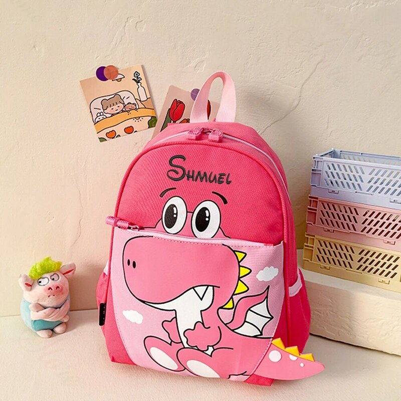 2023 nowe plecak przedszkolny spersonalizowana nazwa dzieci kreskówka dinozaur ładny plecak spersonalizowane torby na prezent dla dzieci