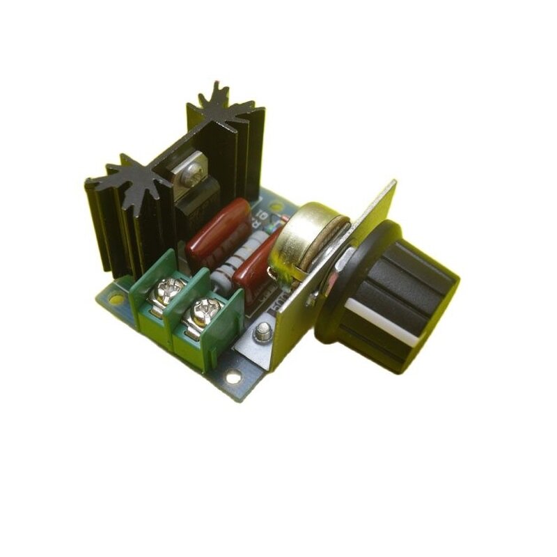 Módulo de atenuación de tiristor importado de 2000W, regulador de voltaje electrónico de alta potencia, regulación de velocidad, módulo de regulación de temperatura