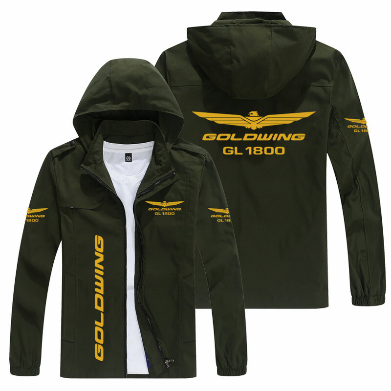 GOLDWING GL1800 남성용 오토바이 로고 재킷, 캐주얼 트렌디 패션, 스포츠 재킷, 용수철 및 가을 신상