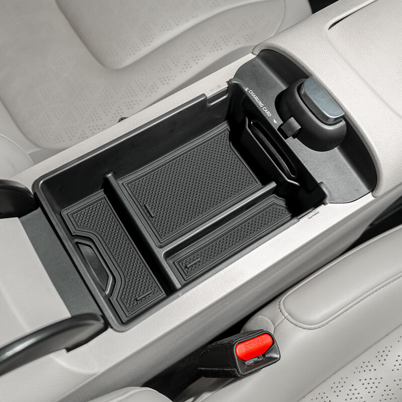 สำหรับเบนซ์สมาร์ท #1 Elf 2023 EV ABS flocking กล่องเก็บของเก็บของส่วนกลางรถกล่องเก็บของอัจฉริยะ #1อุปกรณ์จัดระเบียบภายใน