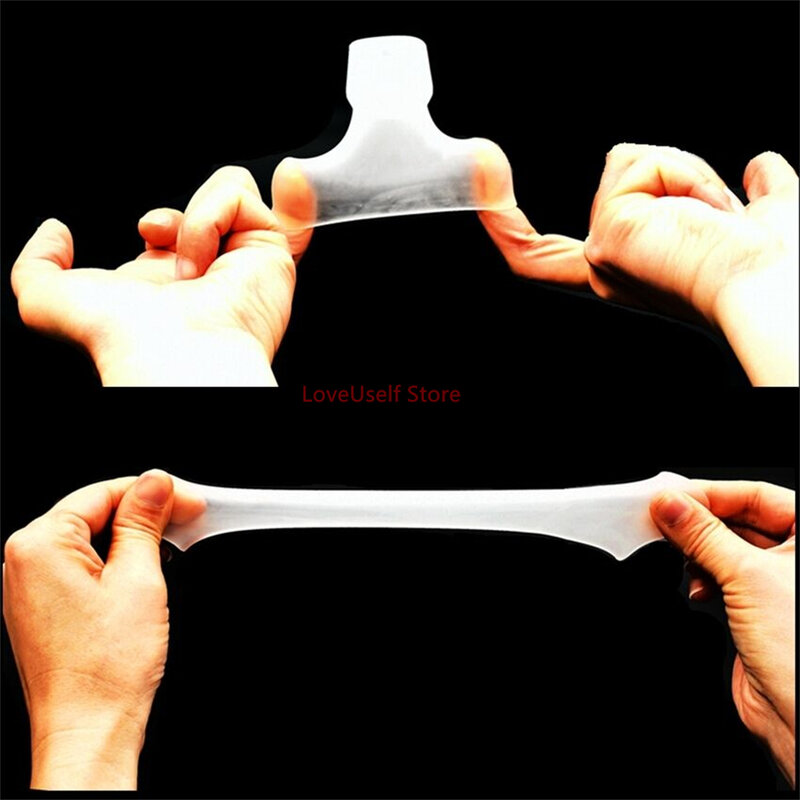 Silicone Sleeve Penis Extender Pump Vacuum Cap Accessories Enlargement Glans Protector Reusable Various Sizes Dick Clamping Kit