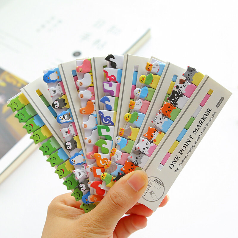 Kawaii Japonês Scrapbooking Scrapbook Adesivos Sticky Notes Escola Material de Escritório Papelaria Página Bandeiras para Crianças