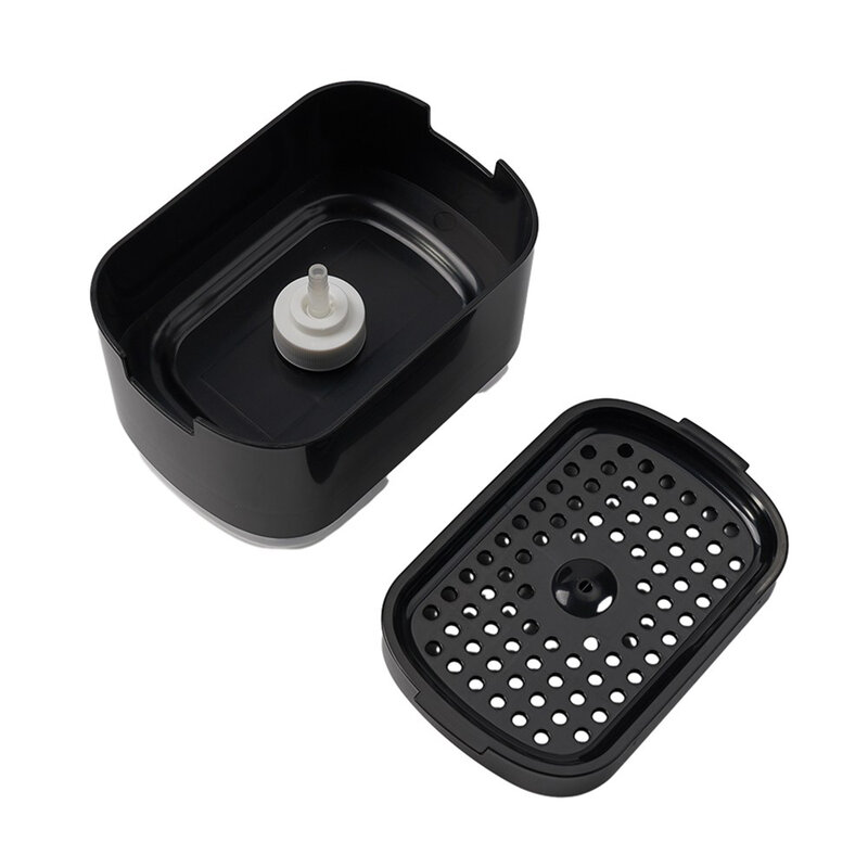 Caja dispensadora de jabón automática a prueba de fugas, dispensador de jabón con soporte de esponja, prensa manual 2 en 1