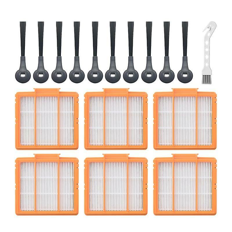 17pcs Filter Side Brush Replacement Accessories For Shark
