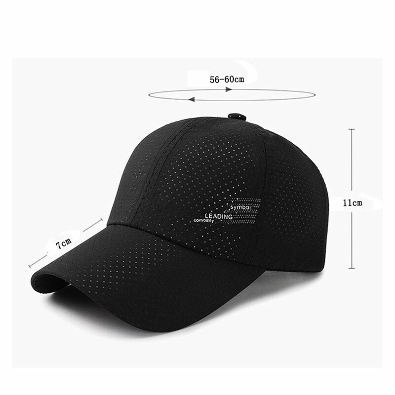 Modne oddychające wiosenne letnie czapki baseballowe czapka wędkarska golfowe szybkoschnące czapki baseballowe czapki z filtrem przeciwsłonecznym