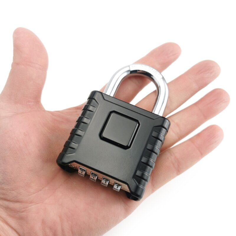 Heavy Duty Weatherproof Lock 4 รหัสล็อคแบบรวม ล็อคโลหะสำหรับการใช้งานกลางแจ้ง
