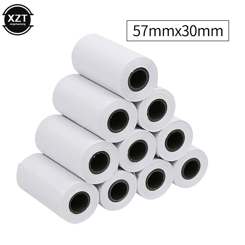 Mini Printer Paper 57x25mm Thermal Paper White Children Instant Print Kids Camera Printing Paper Replacement Accessories Parts