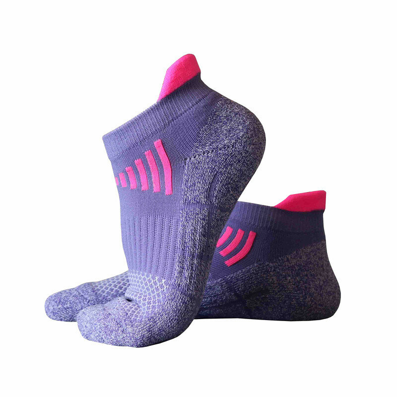 Weibliche Sport Socken Handtücher Anti Reibung Zauber Farbe Mesh Atmungsaktiv Boden Socke Lauf Socken Im Freien Frauen Männer Meias Masculina