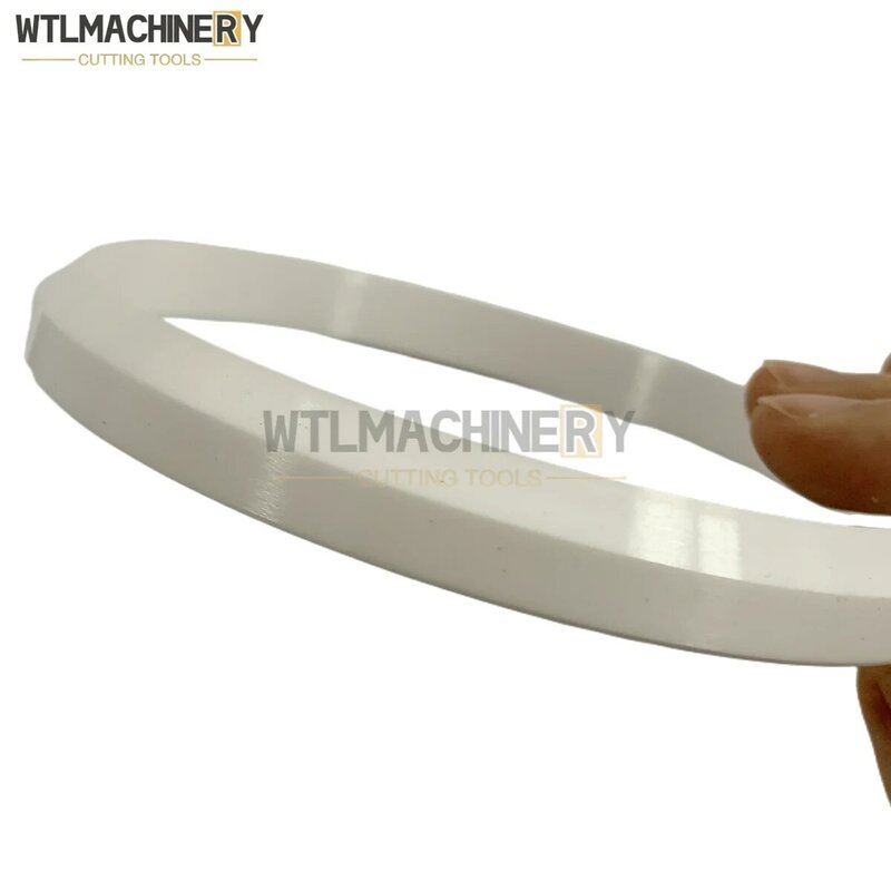 RJ-1 zirconio porcellana anello tipo lama bordo singolo-singolo smussato inchiostro tazza coltello anello in ceramica per accessori tampografia