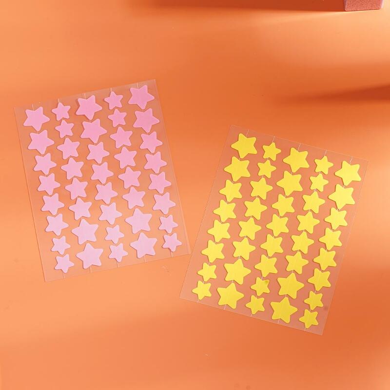 40Pcs Colorful Acne Patches Cute Star Heart Shaped Acne Treatment Sticker Invisible Acne Cover Removal Pimple Patch Skin Care