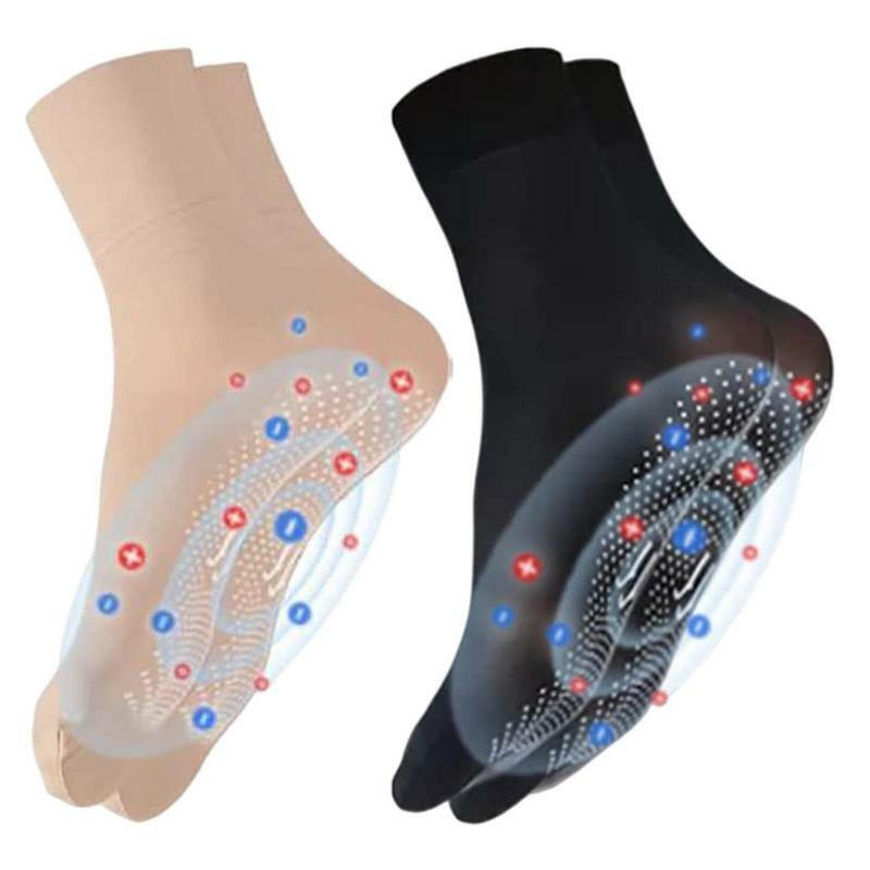 Self Heating Socks Massage Socks For Thanksgiving Christmas Stretch Relieve Leg Fatigue Body Shaping Elastic For Summer Shopping