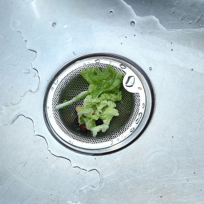 Сетчатый фильтр для кухонной раковины, сетчатый фильтр из нержавеющей стали для сливного отверстия в ванной комнате