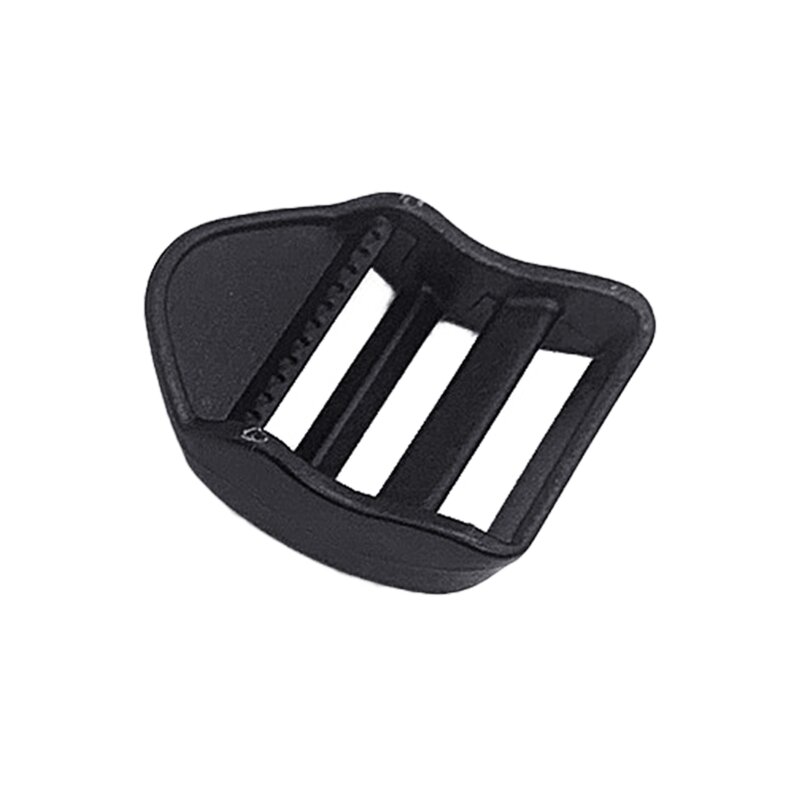 ADWE Khóa ABS bền chống rách cho dây đeo lô Webbing Chống biến dạng Thanh trượt màu đen 20/25/32/38mm