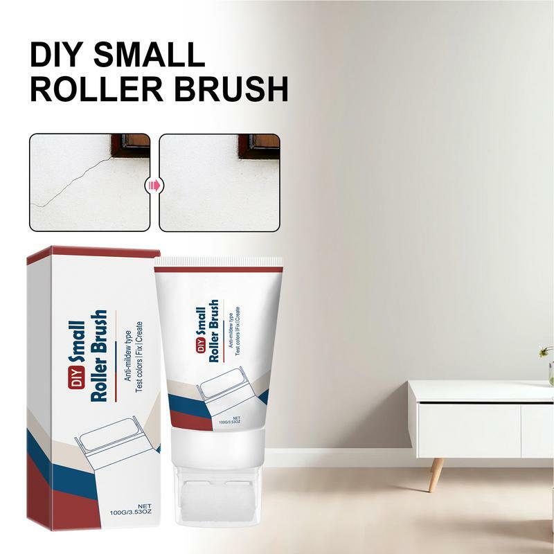Wall Repair Rolling Brush 2 In 1 Wall Roller Paint Brush Fast Drying Spackle Tools 100g Wall Paint Roller For Graffiti Stains