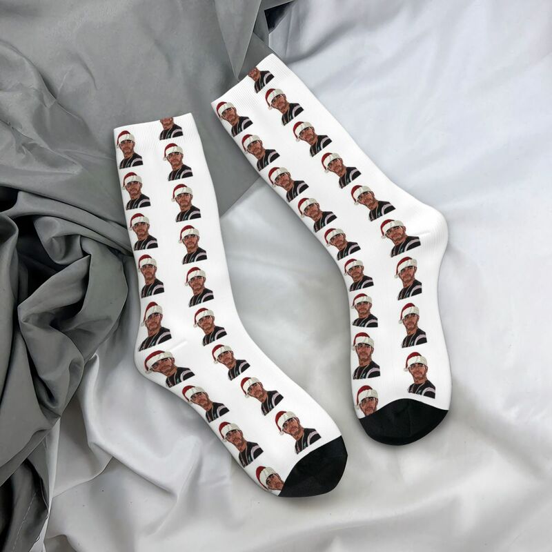 Lewis Hamilton Santa Hat Socks Sweat Absorbing Stockings All Season Long Socks Accessories for Man's Woman's Birthday Present