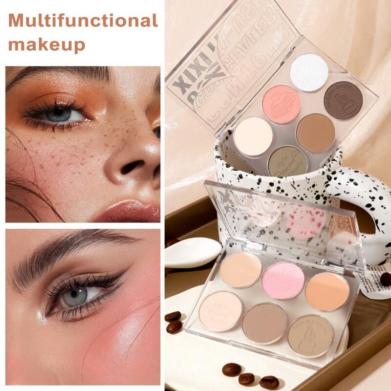 Smooth Application Eyeshadow Palette Earth Tones Matte Eyeshadow Palette Multifunctional Makeup for Beginners Long for Students